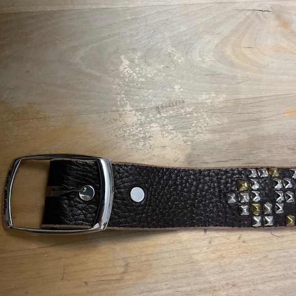 TYLIE MALIBU VINTAGE LEATHER BELT/BROWN main image 5